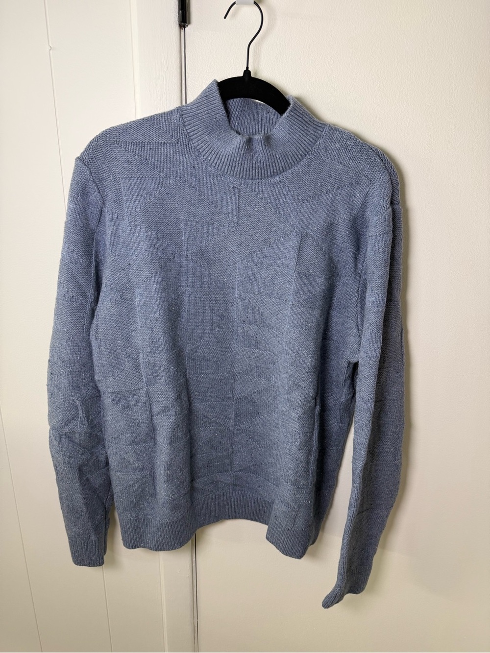 Old Navy | Mock Neck Sweater | Light Blue | Men’s L | EUC
